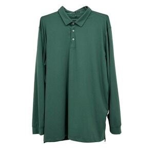 Southern Point Co Long Sleeve Polo Shirt Golf Classic 3XL Outdoors Green XXXL